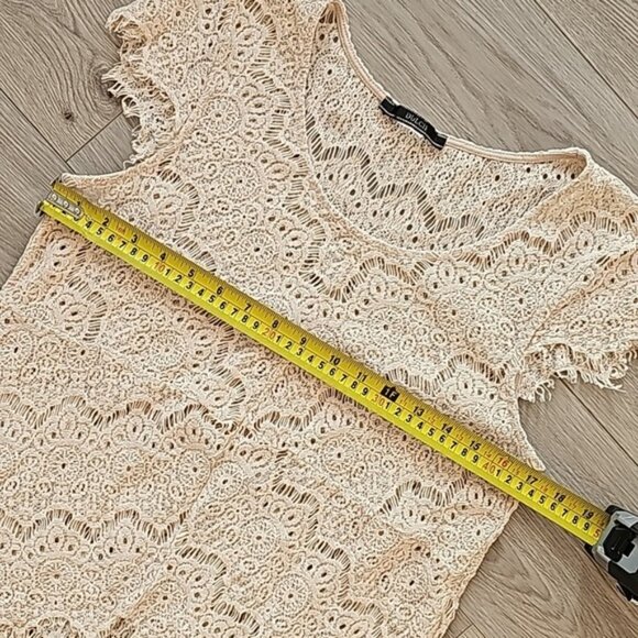 Dulcie Whimsical Fairycore Crochet Lace Blouse - Picture 8 of 9